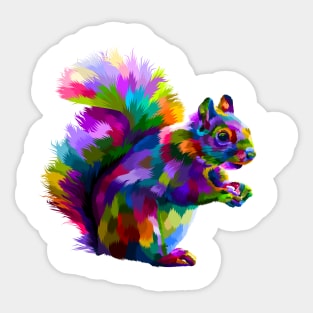 Colorful Rabbit Sticker